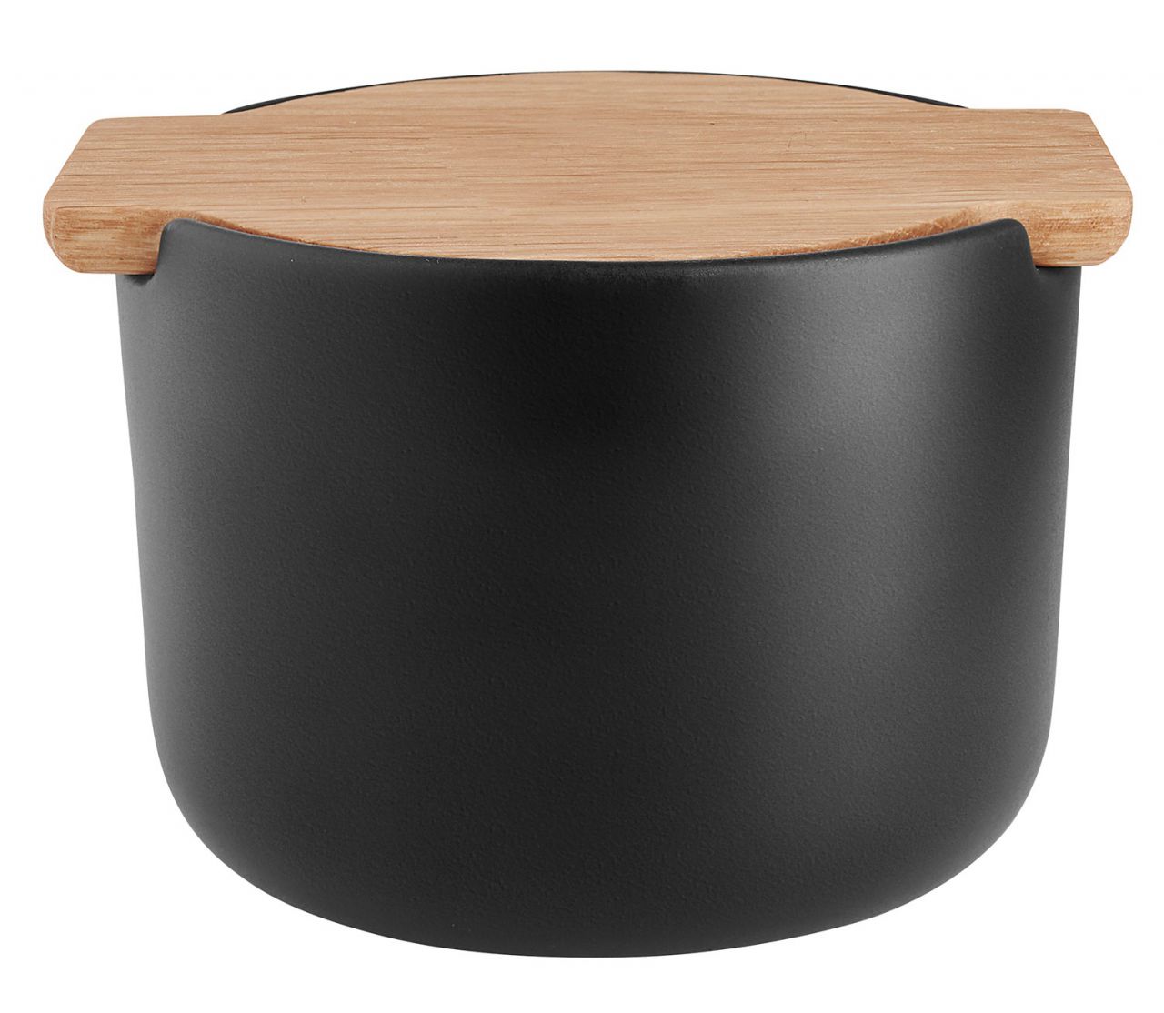 Eva Solo Nordic Kitchen Salzfass mit Holzdeckel schwarz''