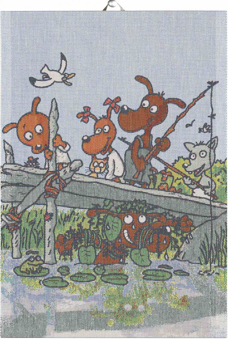 Ekelund Mauri Kunnas Fische Geschirrtuch (Öko-Tex) 35x50 cm...