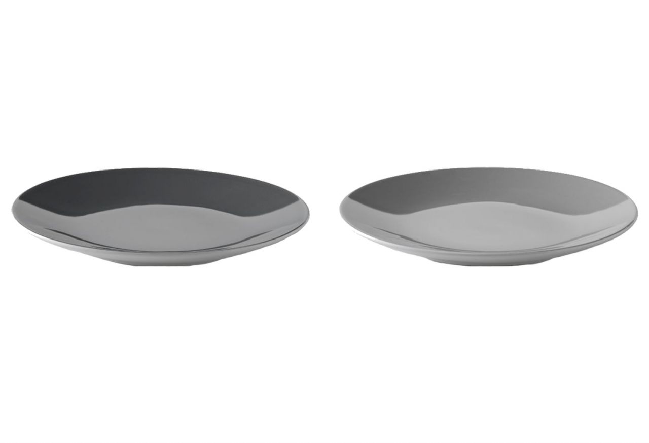 Stelton Emma Teller Ø 18 cm 2 Stk. dunkelgrau''