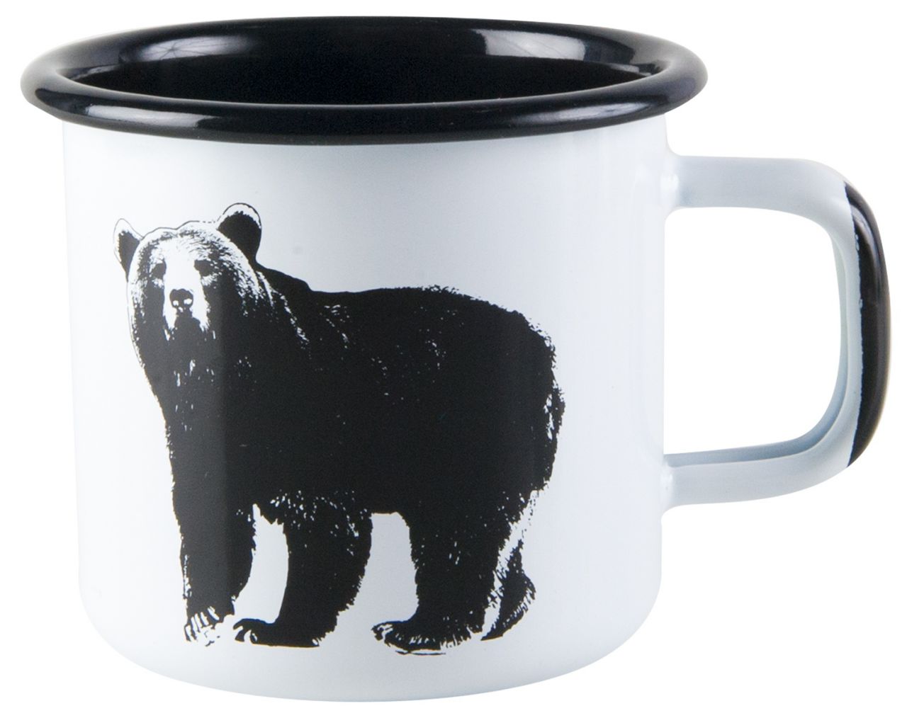Muurla Nordic Der Bär Tasse / Becher Emaille 0,37 l''