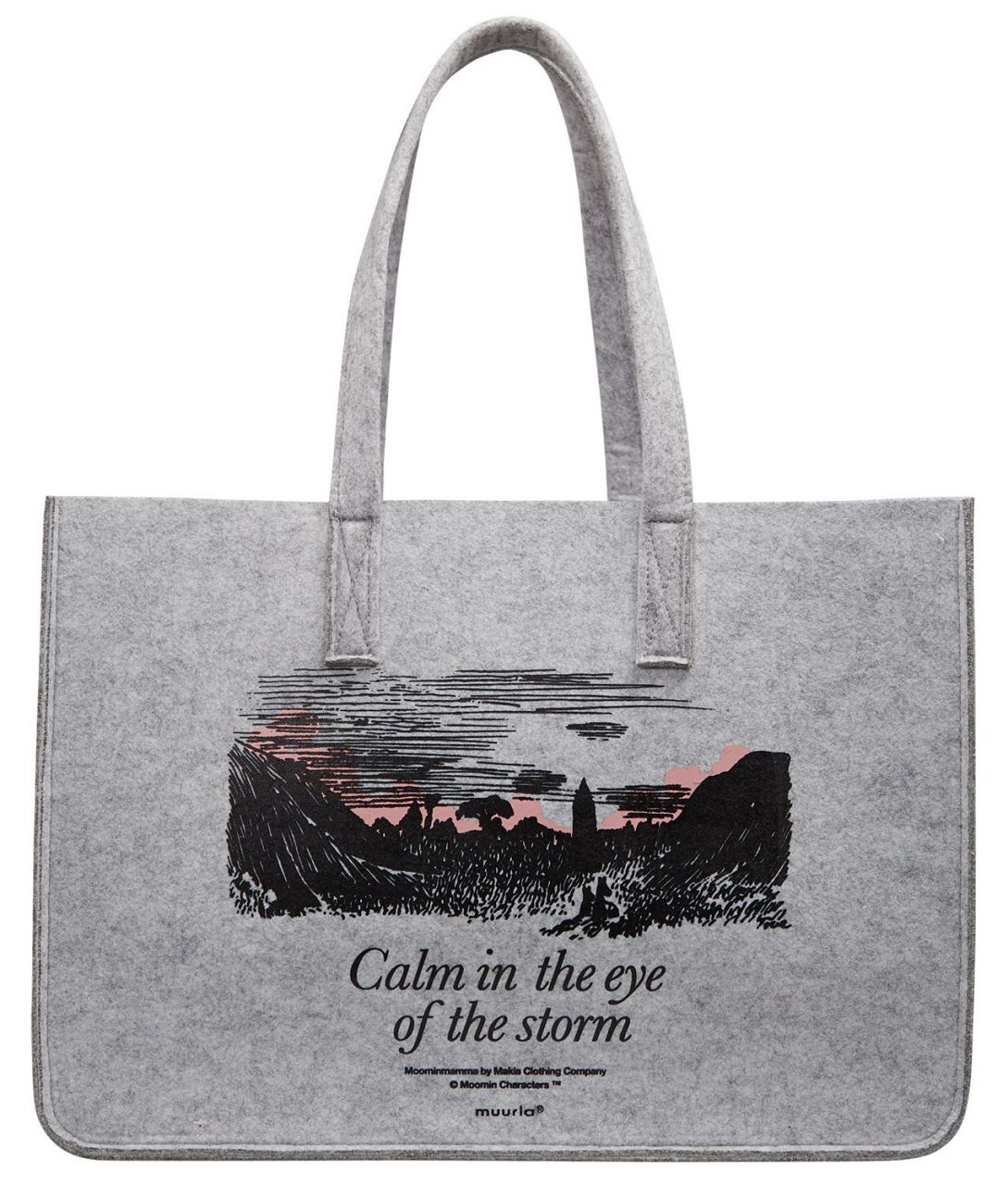 Makia Clothing Mumins Calm Einkaufstasche aus recyceltem PET grau,...