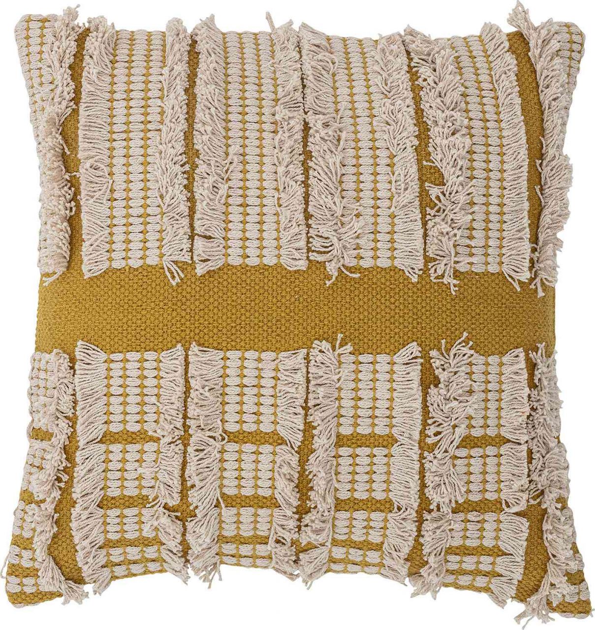 Bloomingville Cea Kissen 45x45 cm gelb, beige''