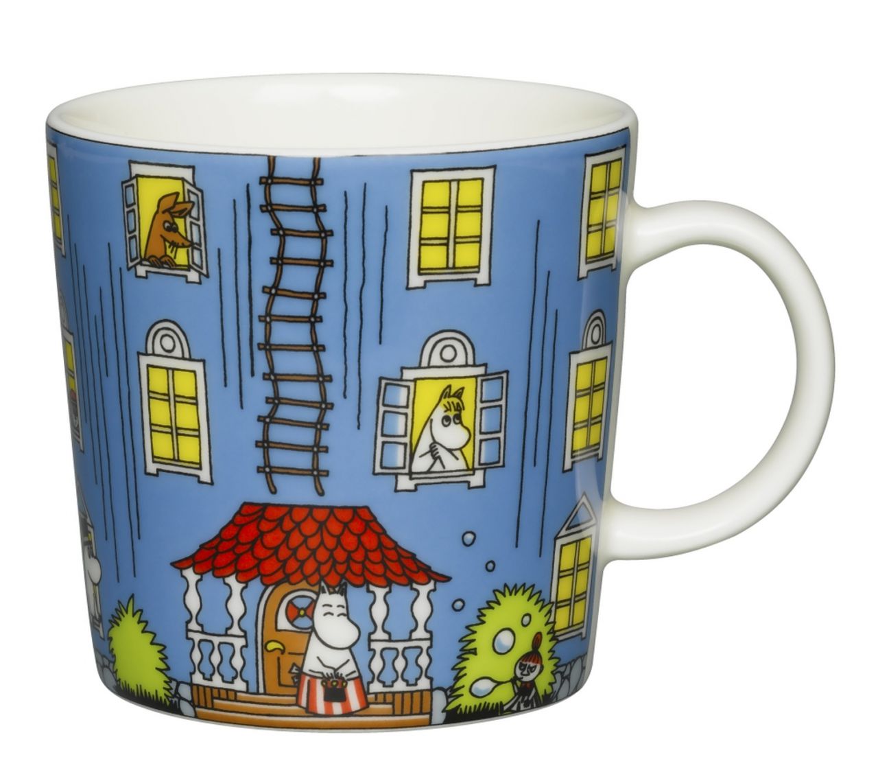 Moomin by Arabia Mumins Haus Tasse / Becher 0,3 l blau, mehrfarbig''