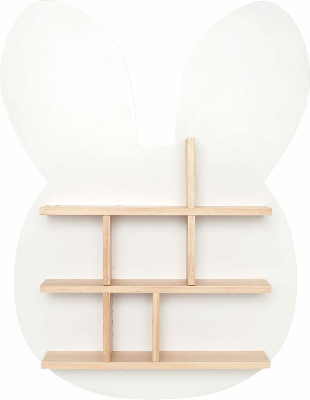 Jabadabado Regal Hase weiß Höhe 46 cm Breite 60 cm''