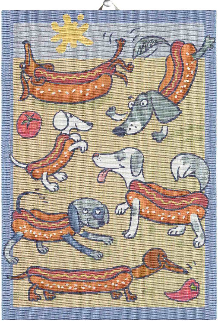 Ekelund Besondere Anlässe Hot Dog Geschirrtuch (Öko-Tex) 35x50 cm...