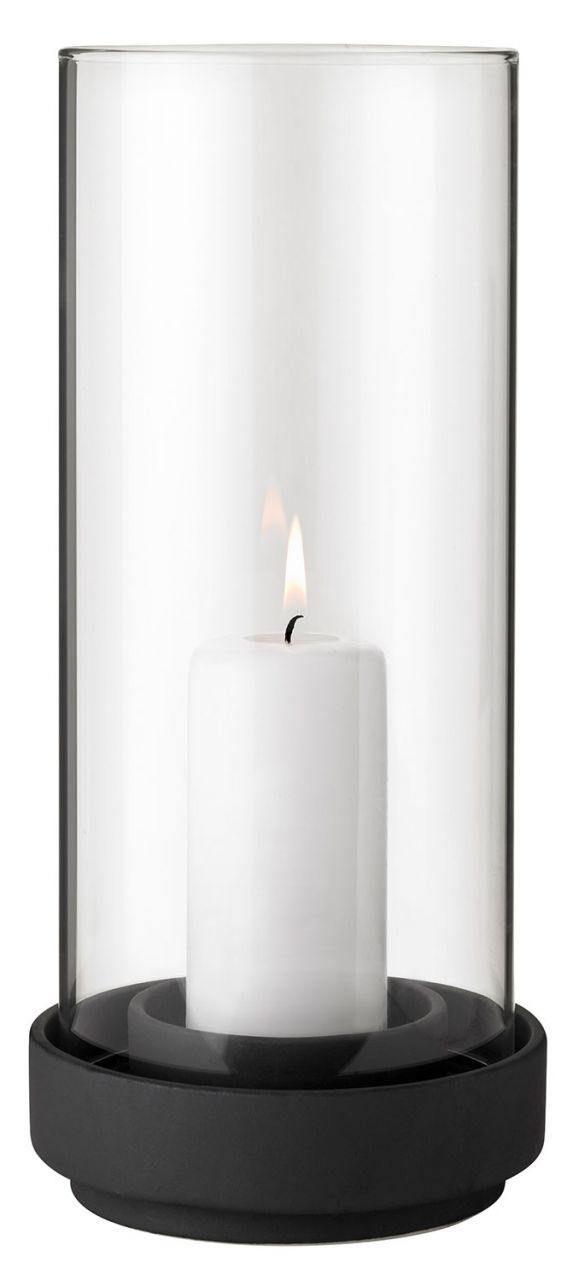 Stelton Laterne schwarz, klar Höhe 29 cm''