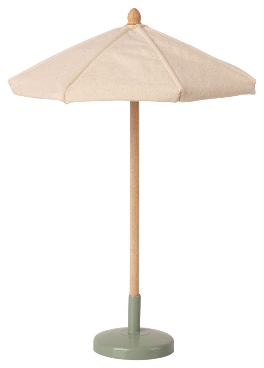 Maileg Puppenmöbel Sonnenschirm Höhe 26 cm cremeweiß''