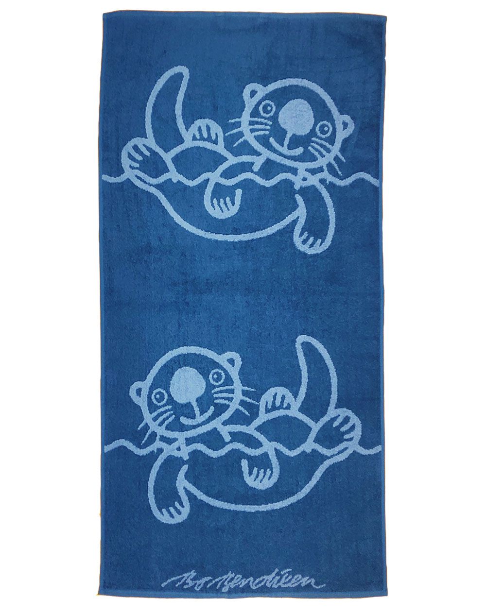 Bo Bendixen Handtuch Seeotter 50x100 cm blau''