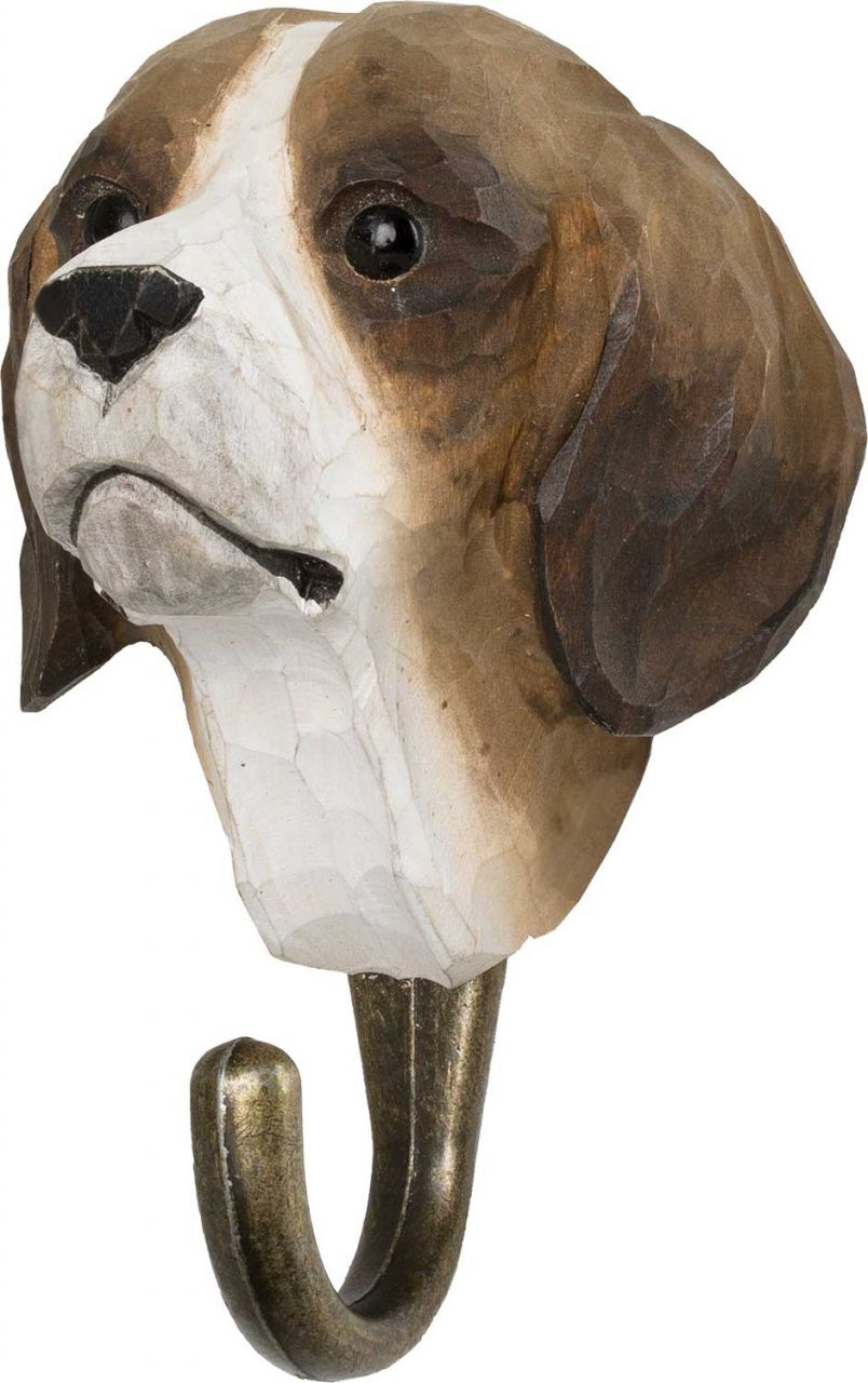 Wildlife Garden Decohook Haken Haustiere handgeschnitzt''