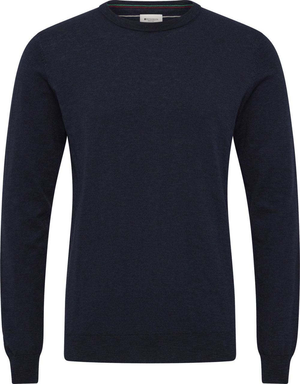 REDGREEN Herren Pullover mit Leinen Rundhals navy Jimi''