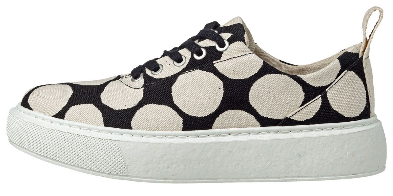 Marimekko Damen Sneaker Niittyheinikossa Kivet (Steine) schwarz,...