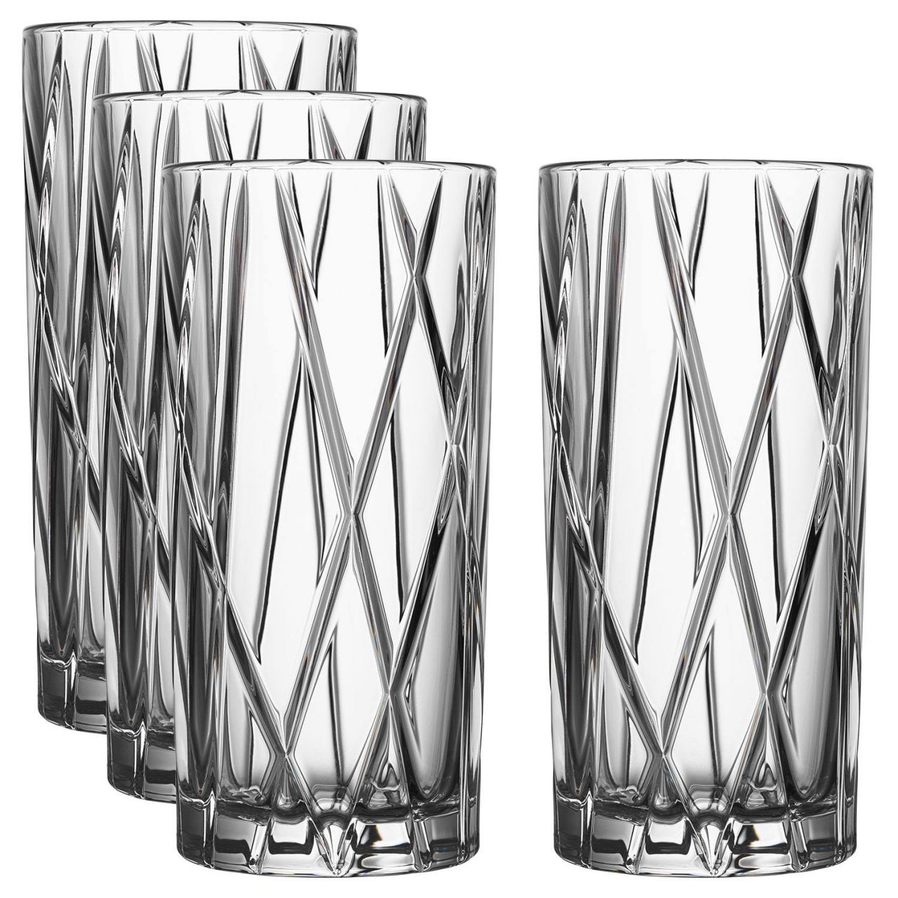Orrefors City Highball Glas 37 cl 4 Stk. klar''