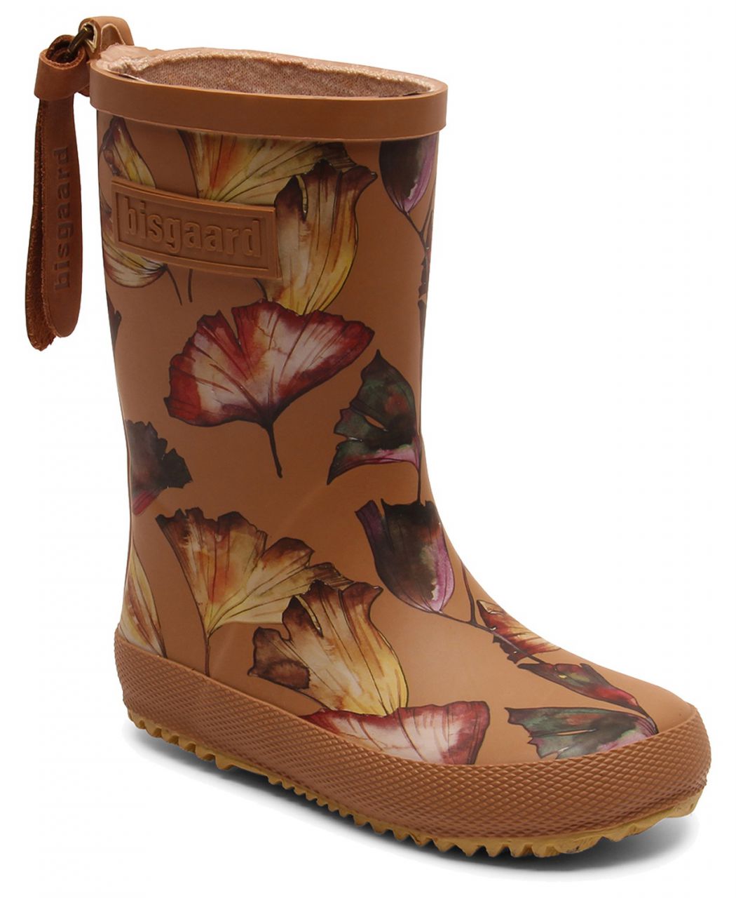 Bisgaard Mädchen Kinder Gummistiefel Fashion camel flowers''