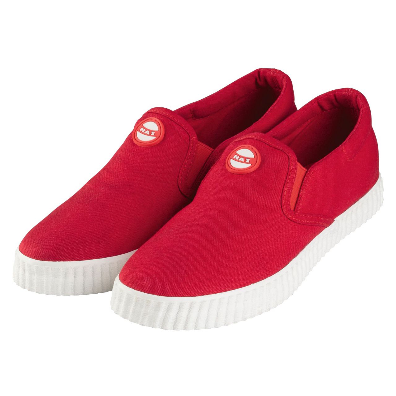 Nokian Footwear Damen Canvas Slip on Sneaker Hai rot''