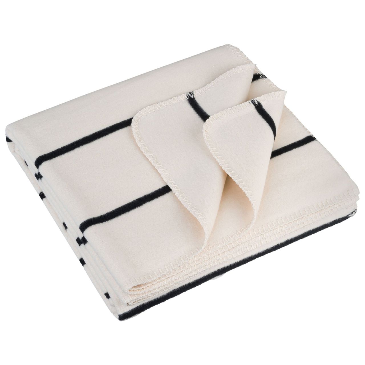 Riema Jule Baumwolldecke (Biobaumwolle) 150x200 cm Streifen...