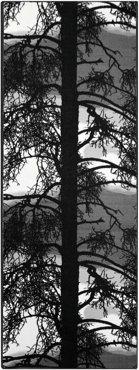 Vallila Kelohonka (Toter Baum) Teppich schwarz, grau''