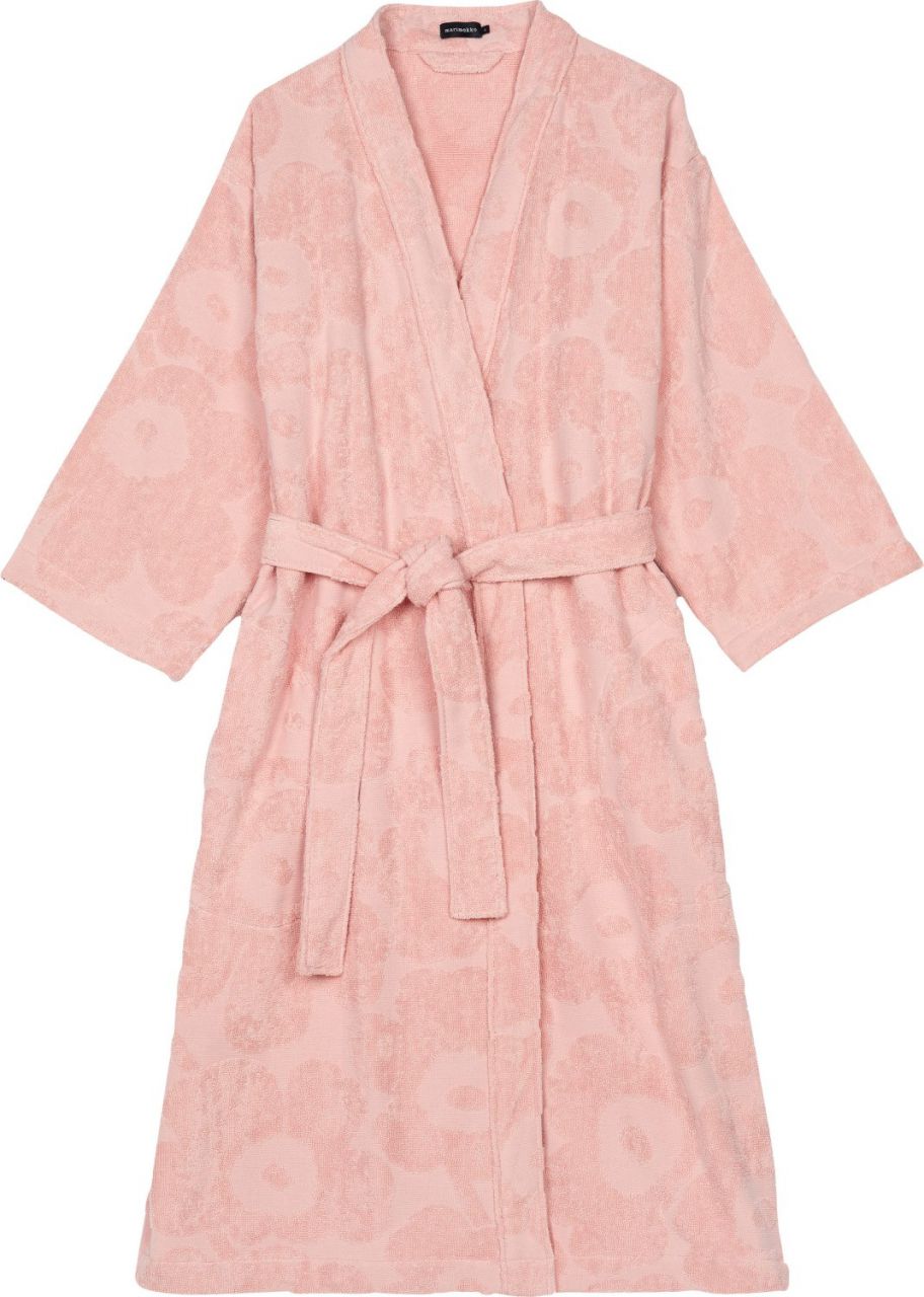 Marimekko Damen Bademantel pink, powder Unikko''