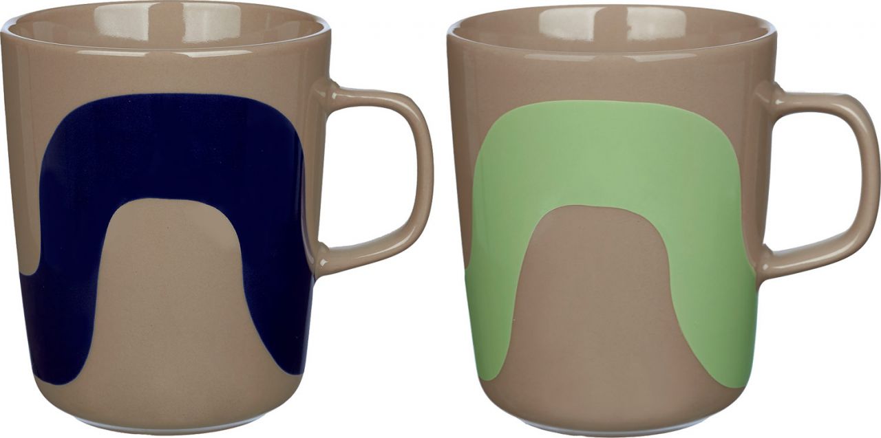 Marimekko Seireeni (Sirene) Oiva Tasse / Becher 0,25 l 2 Stk....
