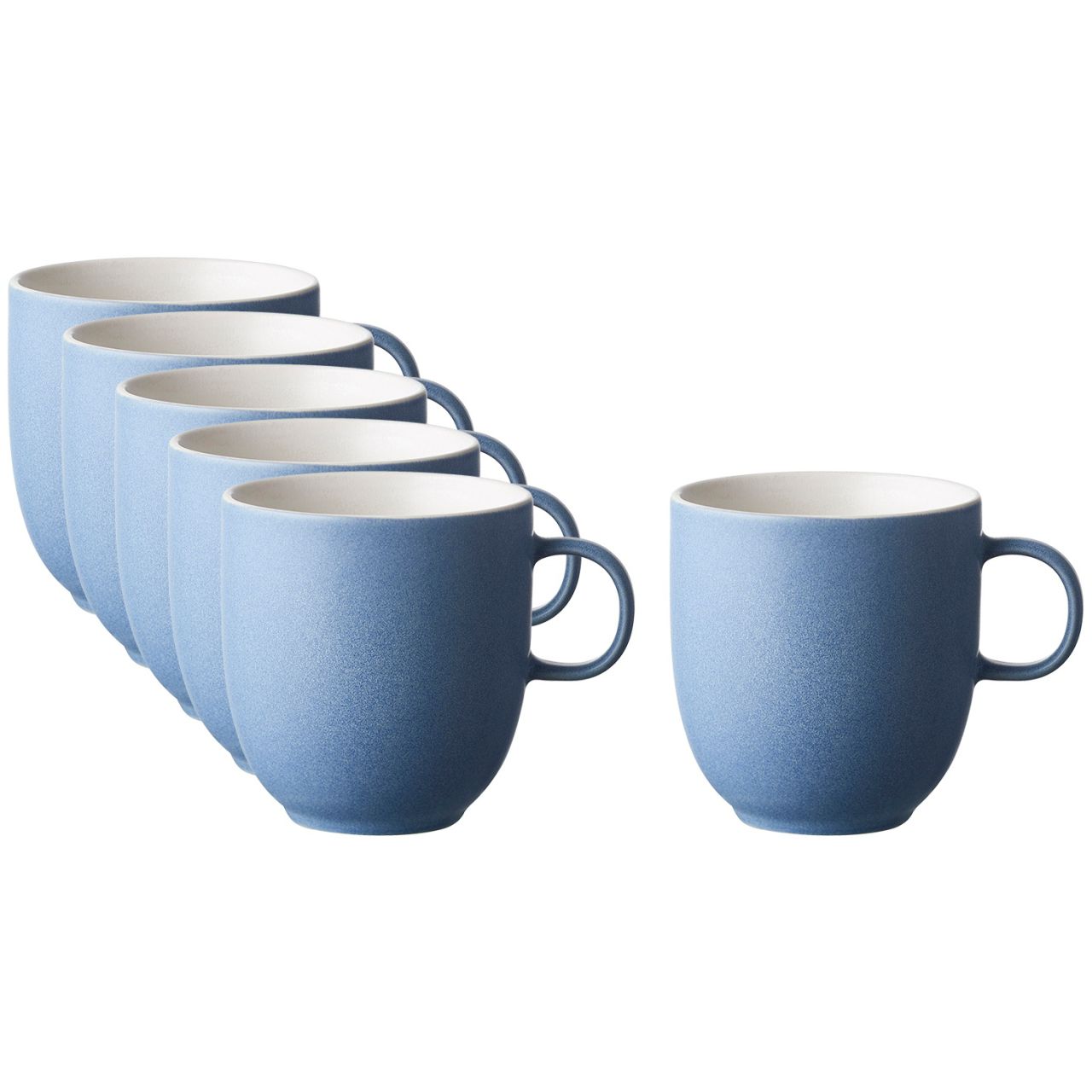 Studio Round North Tasse / Becher mit Henkel 0,33 l matt farbig...