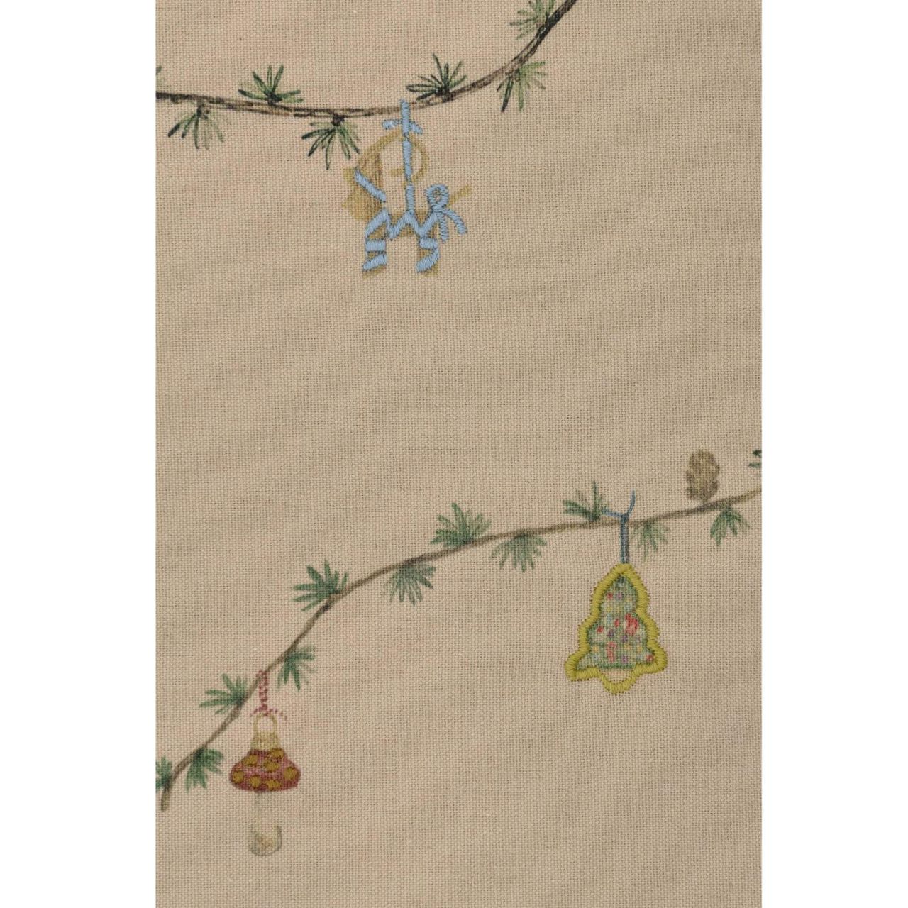 Kähler Design Hammershøi Weihnachten Tischdecke beigenatur''