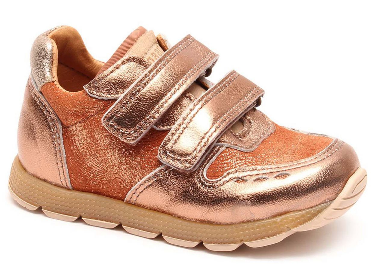Bisgaard Mädchen Kinder Sneaker mit Klettverschluß Luka bronze''