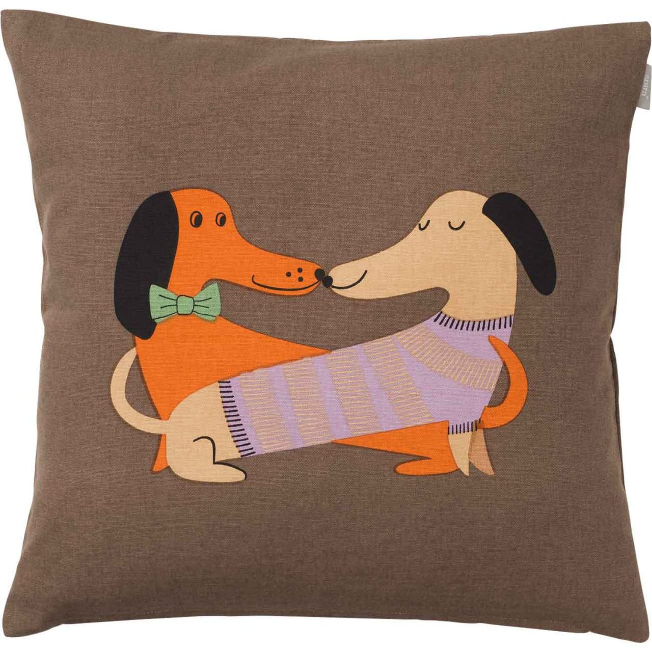 Spira of Sweden Kompiskudde Hunde Hundkärlek Kissenhülle (Öko-Tex)...