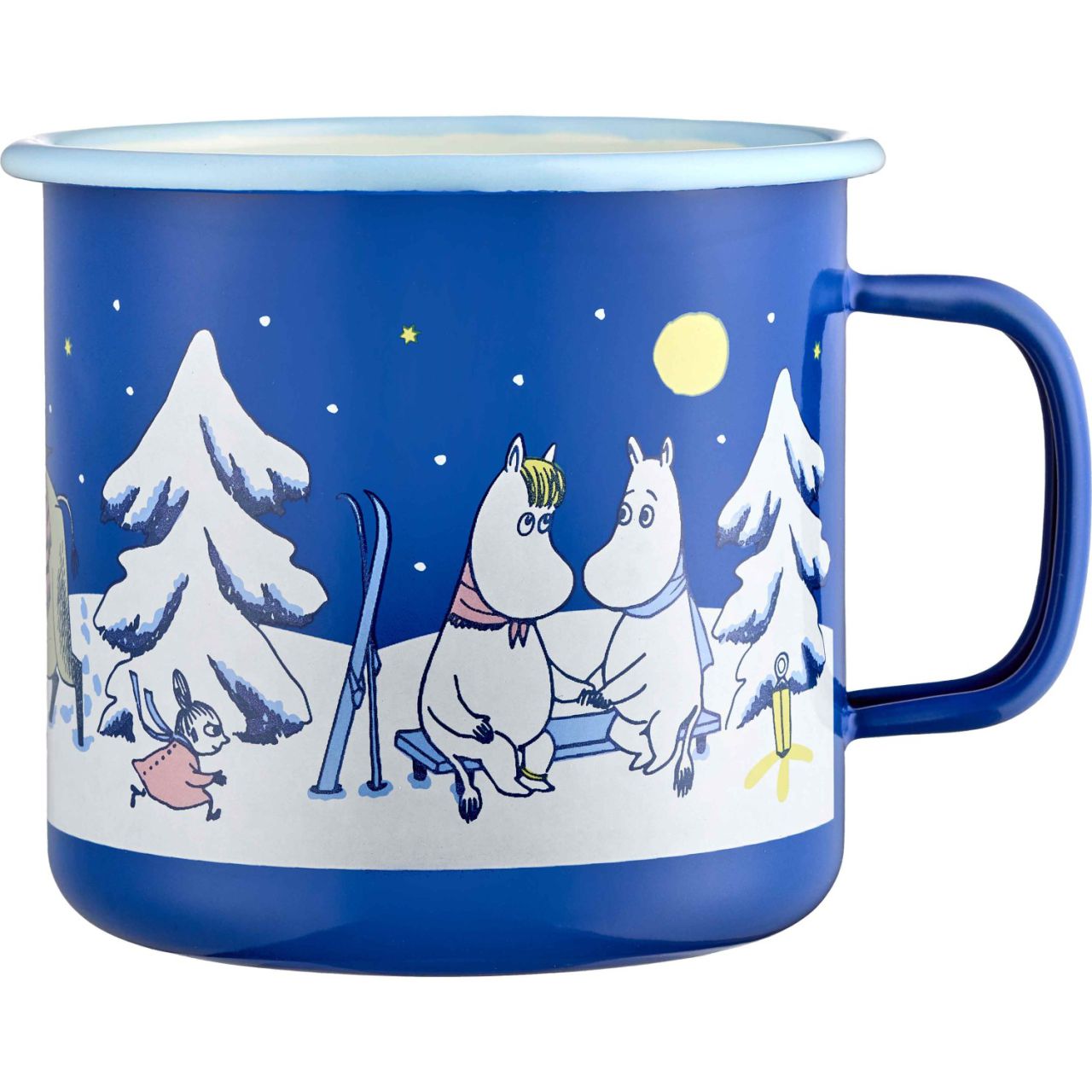 Muurla Mumin Stary Night Tasse / Becher / Krug 0,8 l Emaille...