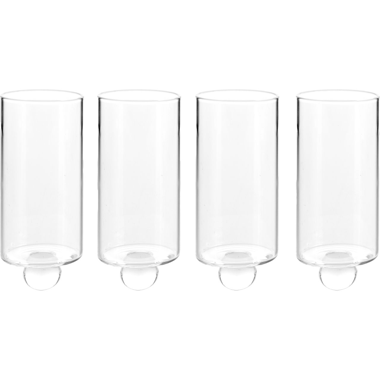 Born in Sweden Vase Höhe 10 cm Ø 4 cm 4 er Set für Stumpastakan''