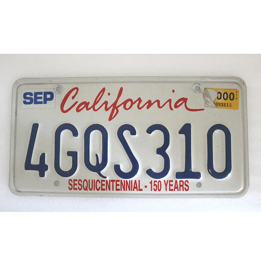 US- PKW Kennzeichen California