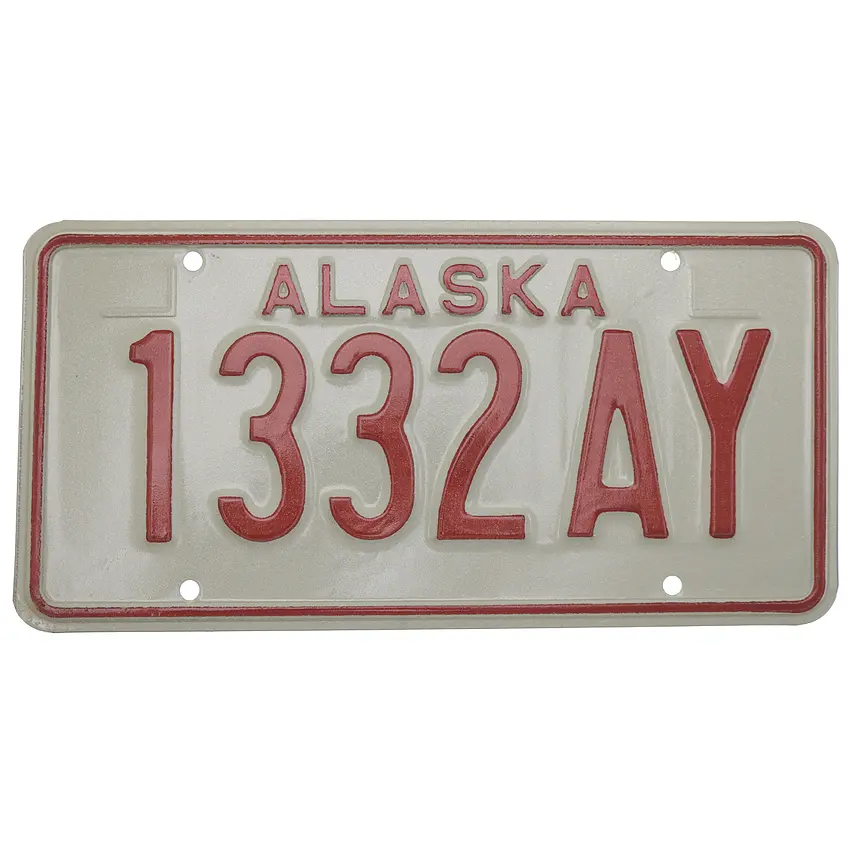 US Kennzeichen - original Nummernschild aus Alaska den USA