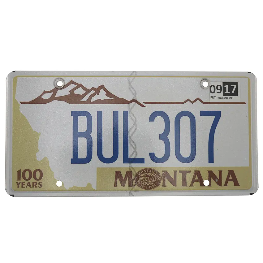 US Kennzeichen Montana - original Nummernschild aus den USA