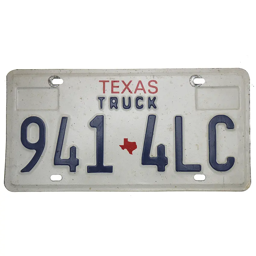 US Kennzeichen Texas - original Nummernschild aus den USA