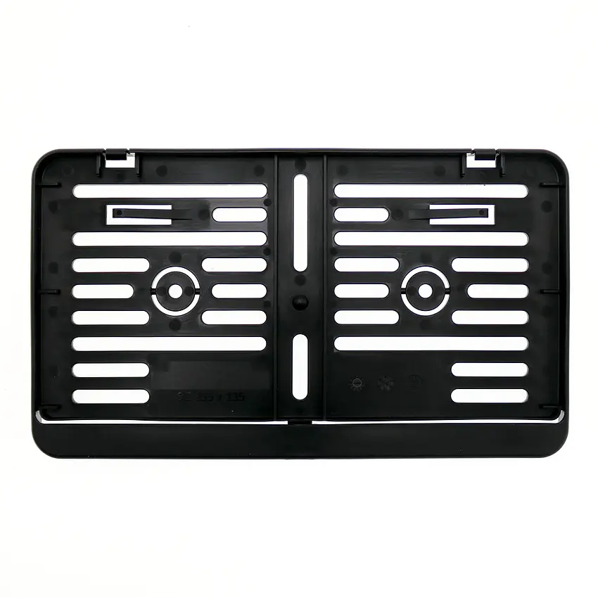 Halter für Motorrad-Kennzeichen schwarz 25,5 x 13 cm