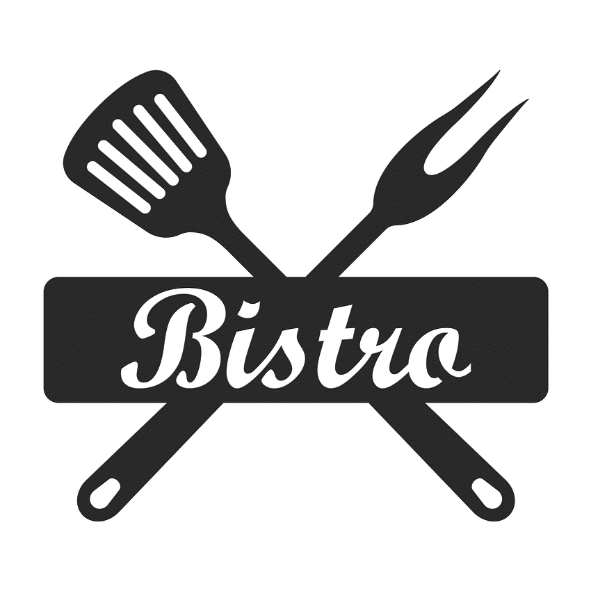 Wanddeko aus Edelstahl für die Gastronomie