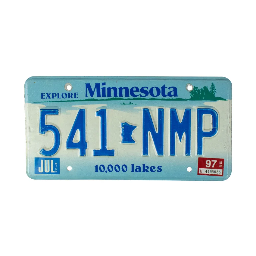 US-Kennzeichen aus Minnesota