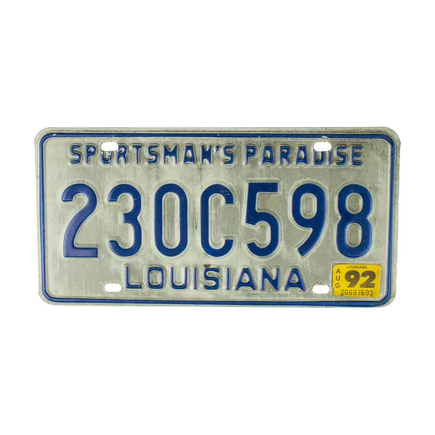 US-Kennzeichen aus Louisiana