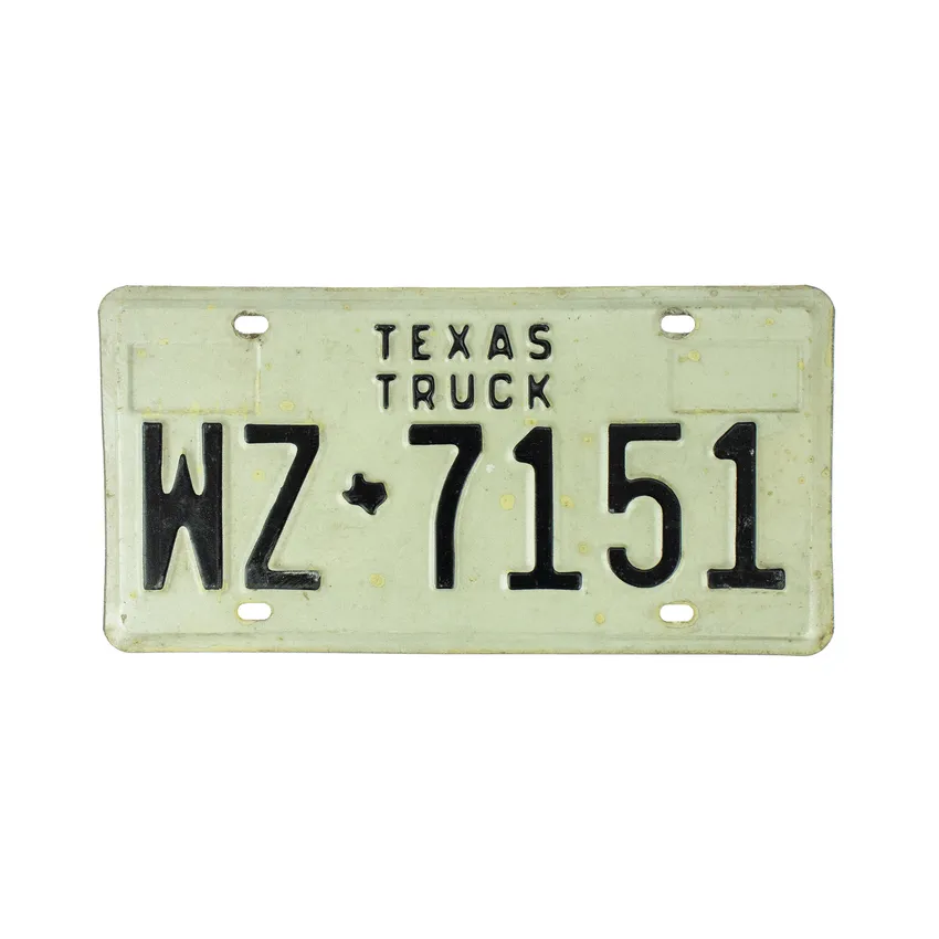 US-Kennzeichen Texas - originales Kennzeichen
