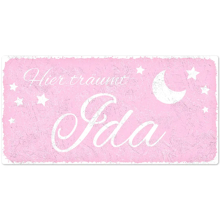 Schild für Kinderzimmer 'Nachthimmel' 30 x 15 cm 30 x 15 cm