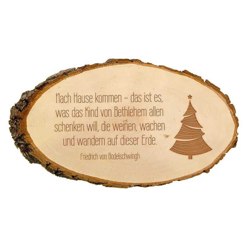 Holzschild für Weihnachten 42x17cm 'Kind von Bethlehem'