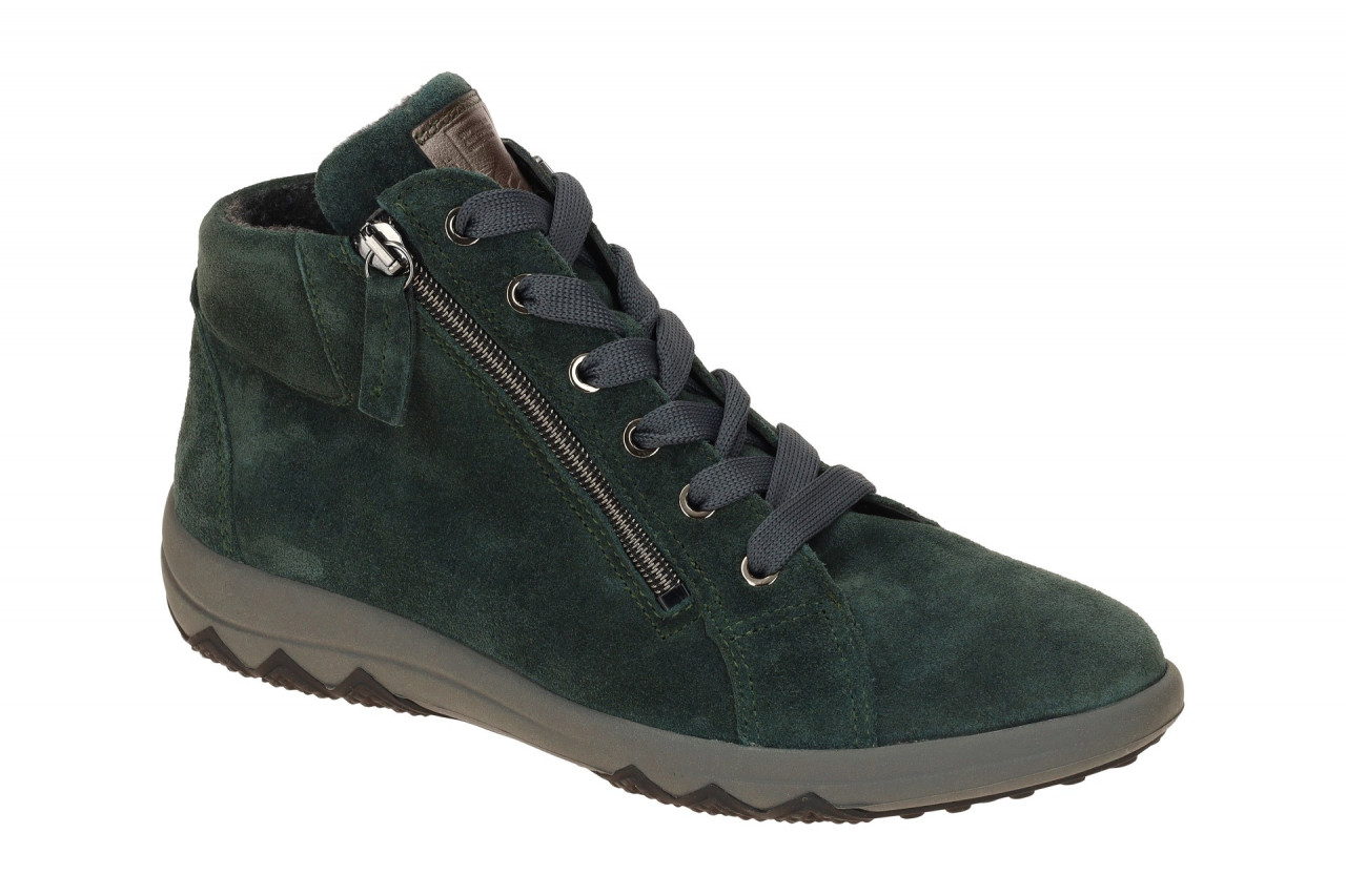 Waldl?ufer H 961801 200 172 dunkel-gr?n - Mid Cut Sneakers f?r Damen