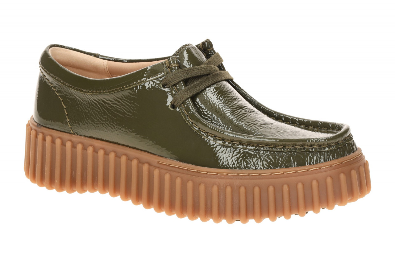 Clarks 26186668 4 TORHILL BEE Gr?n Olive Mokassin Damenschuhe