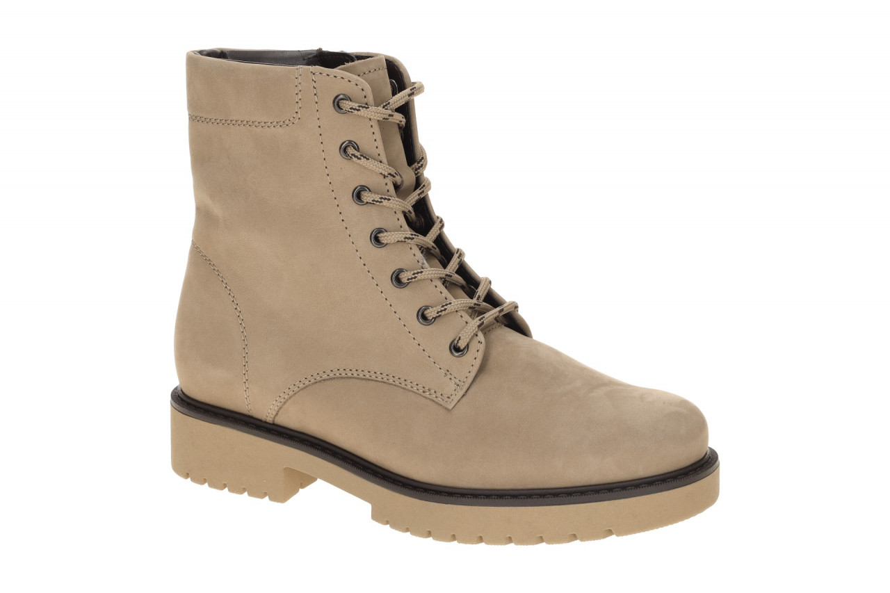 Gabor 72.735 - Damen Stiefeletten in Braun Muskat mit Schn?rung und Rei?versc...