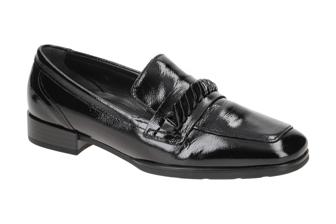Gabor 32.433.97 RHODOS Damen Slipper Schwarz Echtleder Gummisohle Blockabsatz