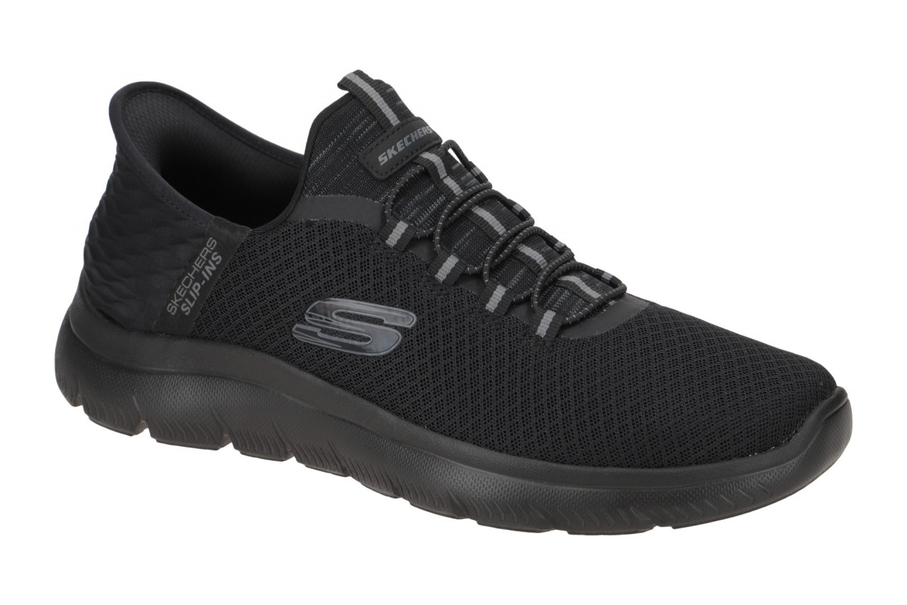 Skechers SUMMITS 232457 BBK schwarz - Slipper f?r Herren