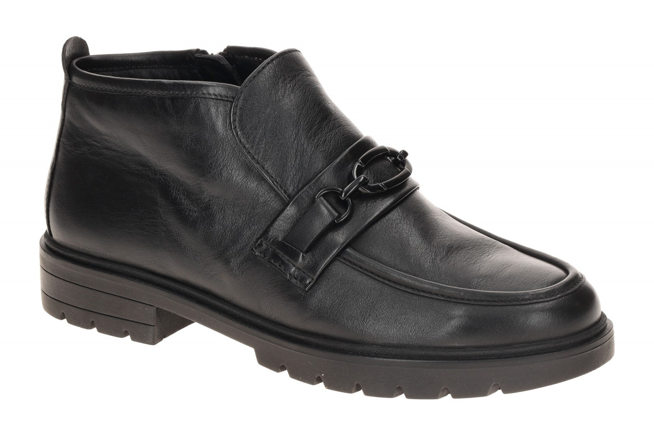 ara 12-11266 01 CAMBRIDGE-ST Damen Stiefeletten Schwarz - elegante Mokassin-Stil
