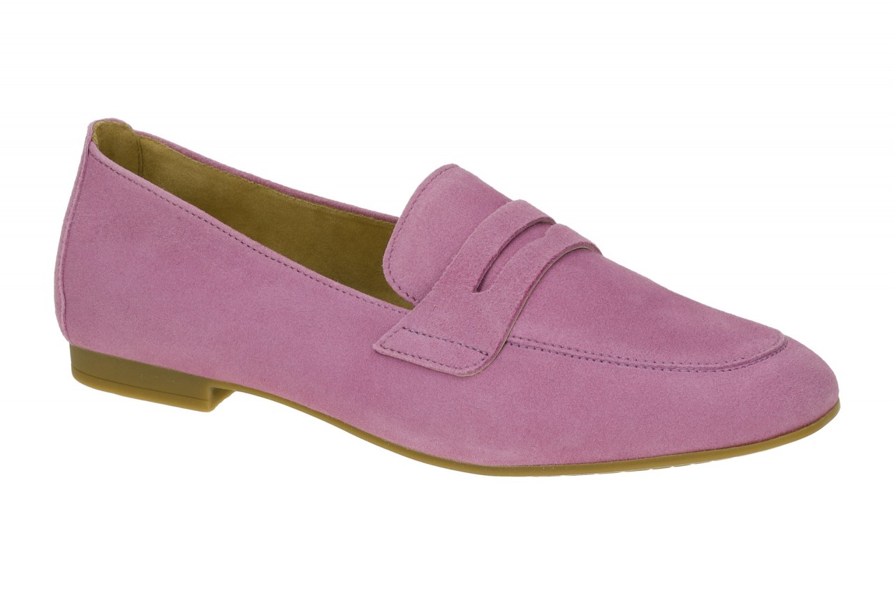 Gabor 45.213.11 Damenschuhe Halbschuhe lila light Echtleder Slipper 1,5cm Absatz
