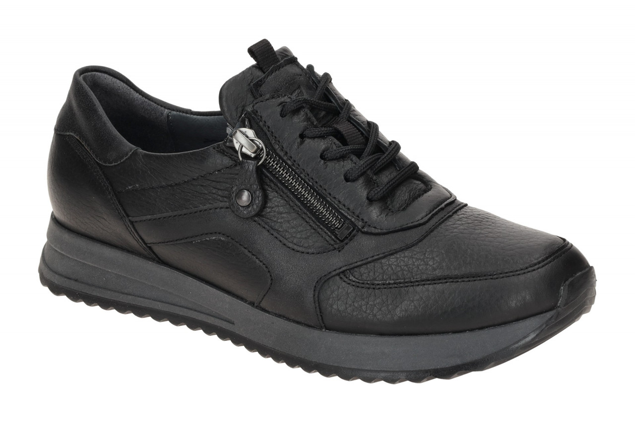 Waldl?ufer 752002 H-VICKY Damenschuhe Schwarz Bequeme Halbschuhe