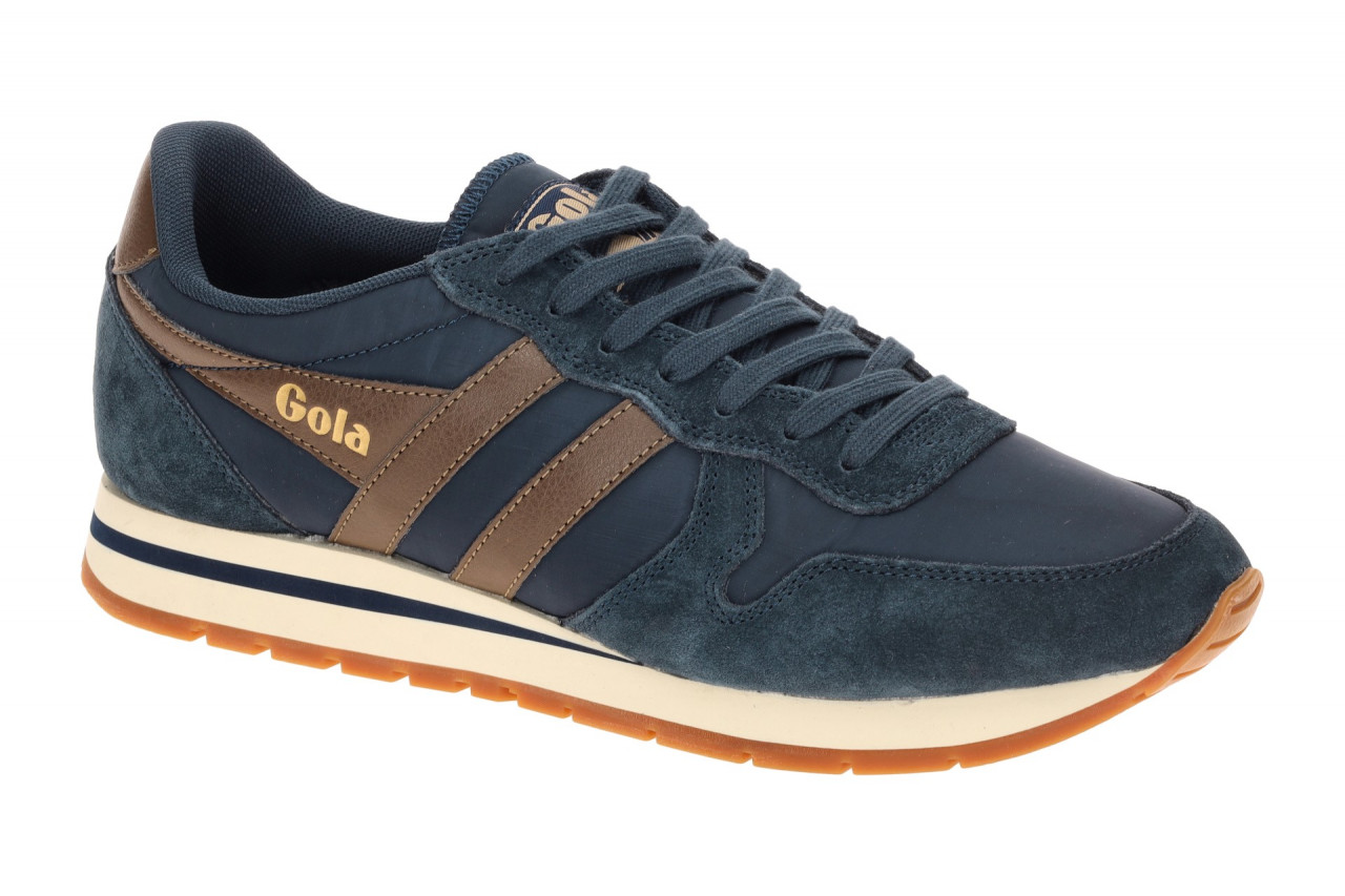 Gola CMB363DE Herrenschuhe Sneakers Navy Velourleder Textil Gummisohle