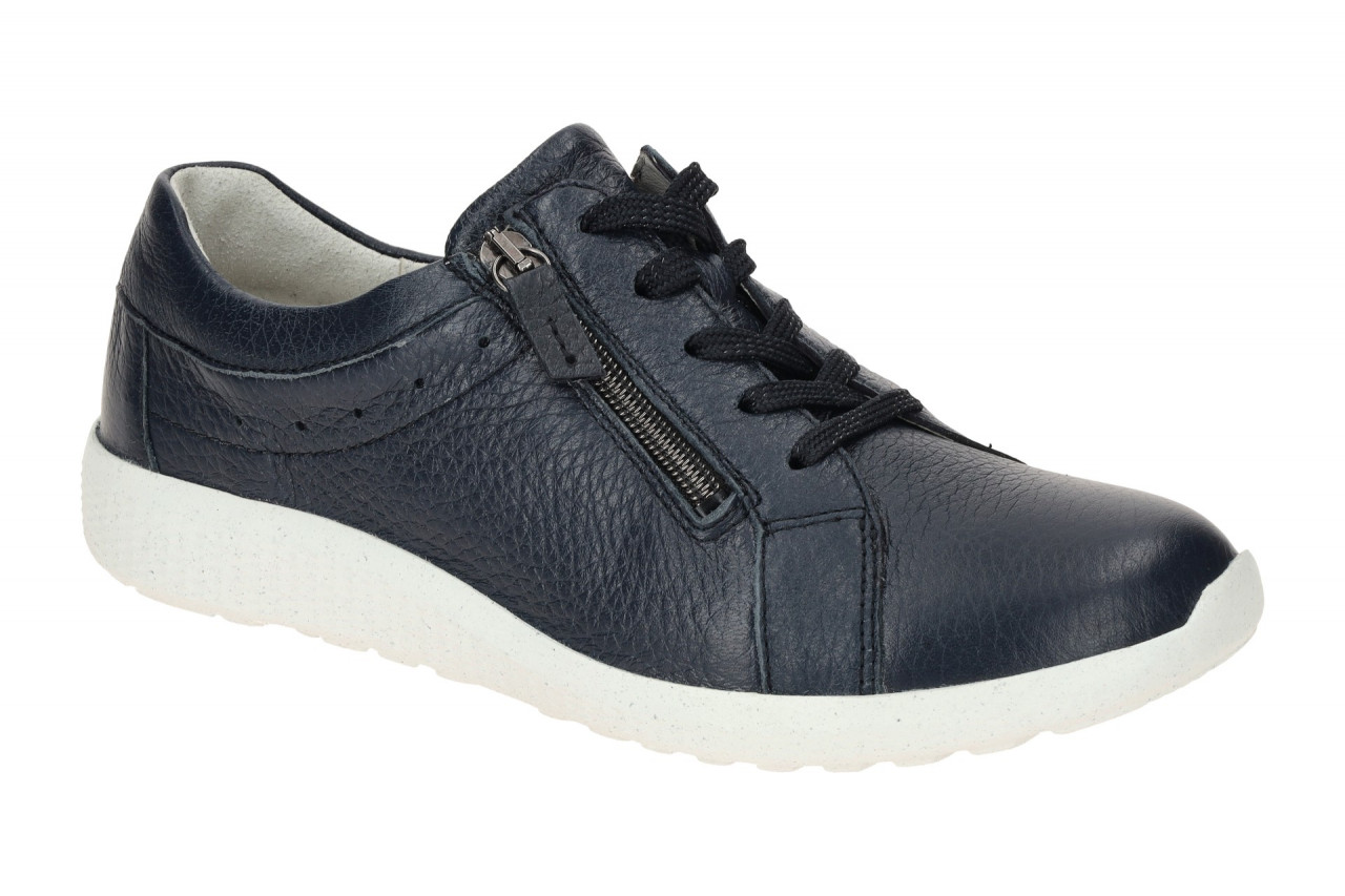 Waldl?ufer 634002 K-IRA Damenschuhe dunkelblau notte bequeme Schn?r-Halbschuhe