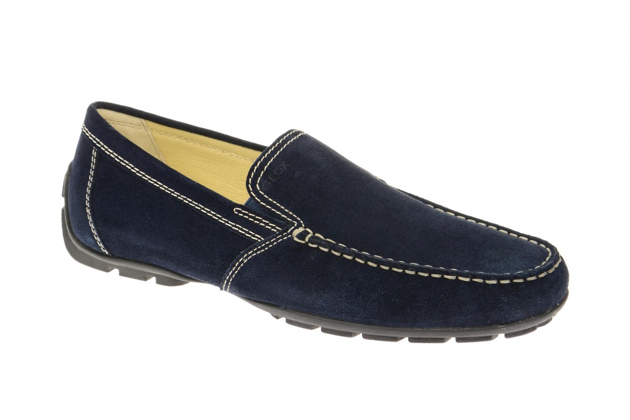 Geox U1144V MONER Herren Slipper Halbschuhe blau wasserdicht atmungsaktiv